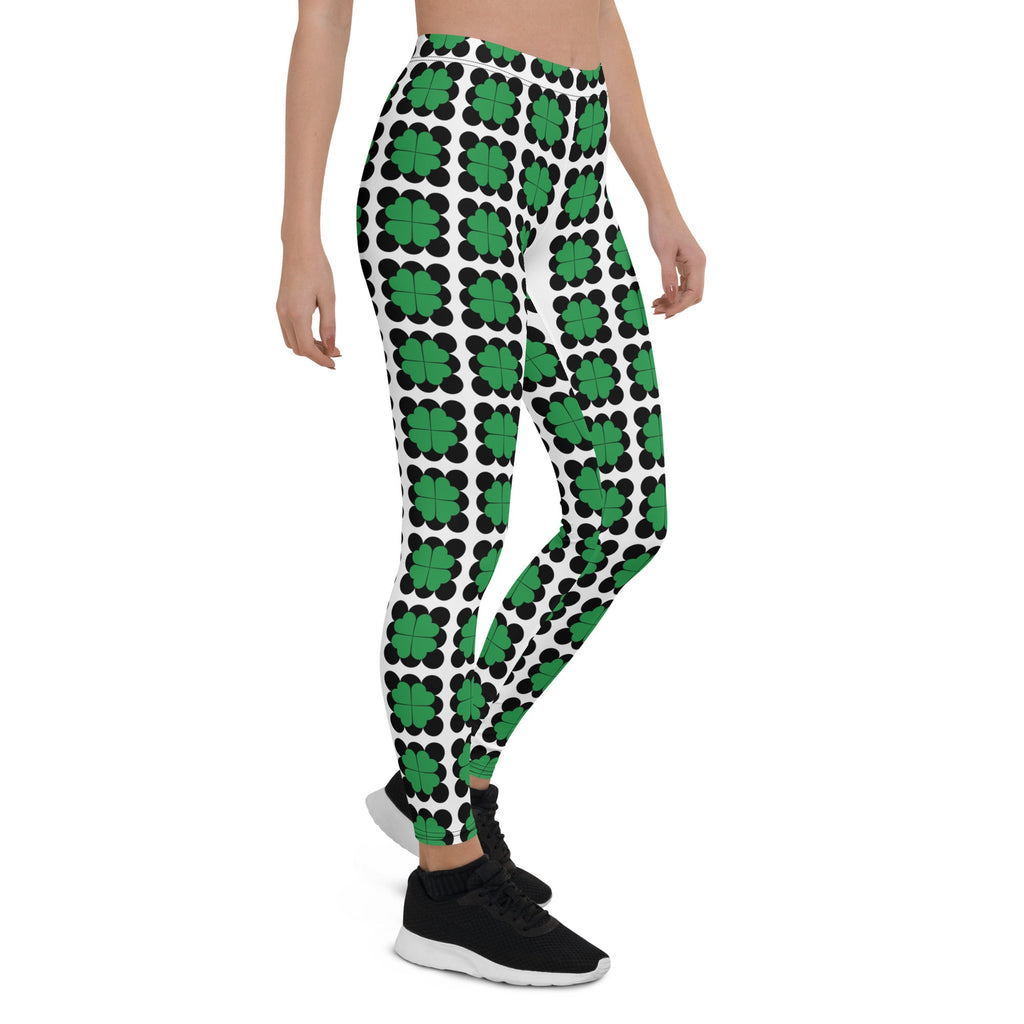 Cool Shamrock Pattern Leggings