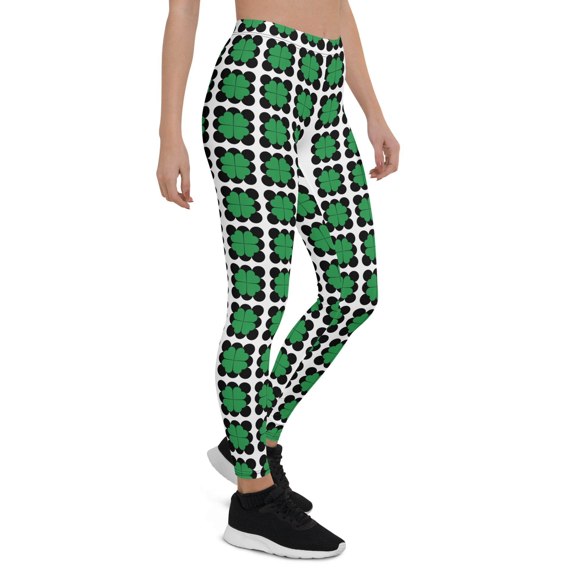 Cool Shamrock Pattern Leggings