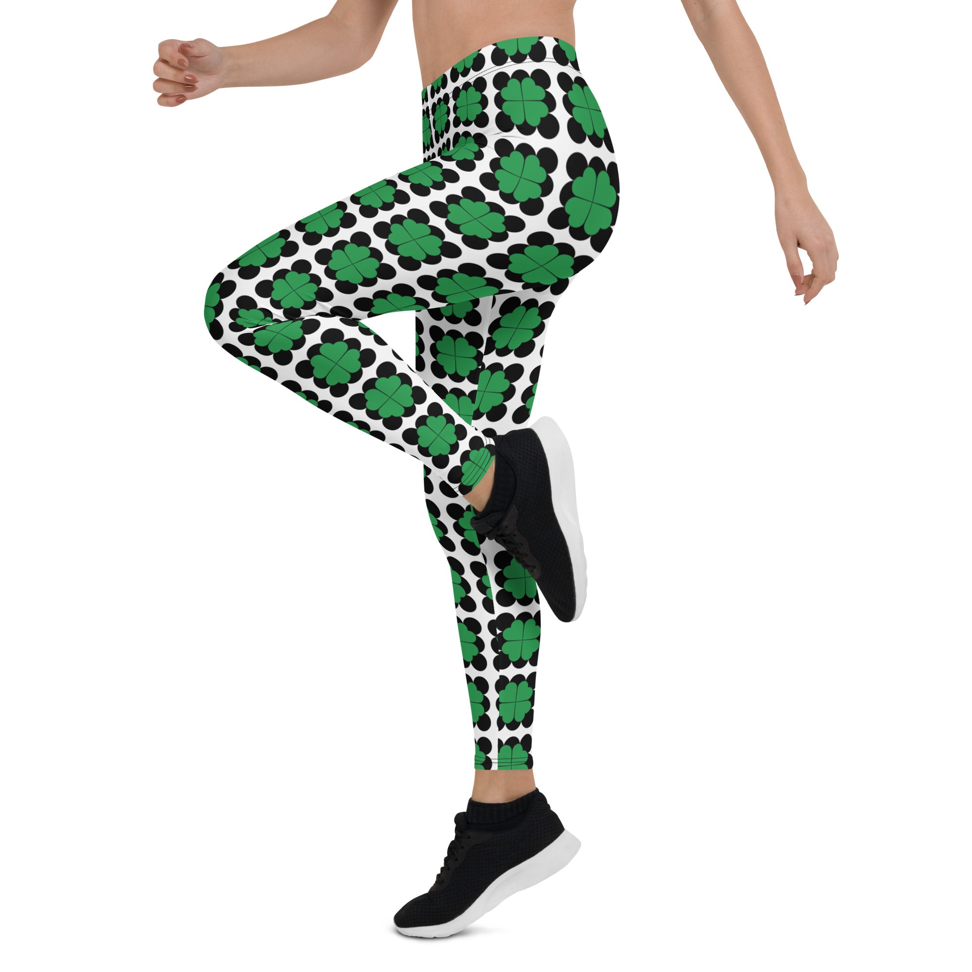 Cool Shamrock Pattern Leggings