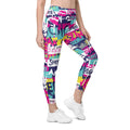 Cool Slogan Leggings With Pockets