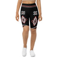 Cowboy Red & Black Biker Shorts