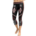 Cowboy Red & Black Capris