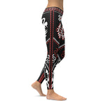 Cowboy Red & Black Leggings