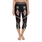 Cowboy Red & Black Yoga Capris