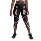 Cowboy Red & Black Yoga Capris