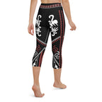 Cowboy Red & Black Yoga Capris