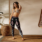 Cowboy Red & Black Yoga Leggings