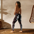 Cowboy Red & Black Yoga Leggings