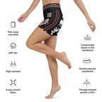 Cowboy Red & Black Yoga Shorts