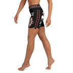 Cowboy Red & Black Yoga Shorts