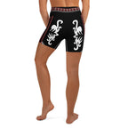 Cowboy Red & Black Yoga Shorts