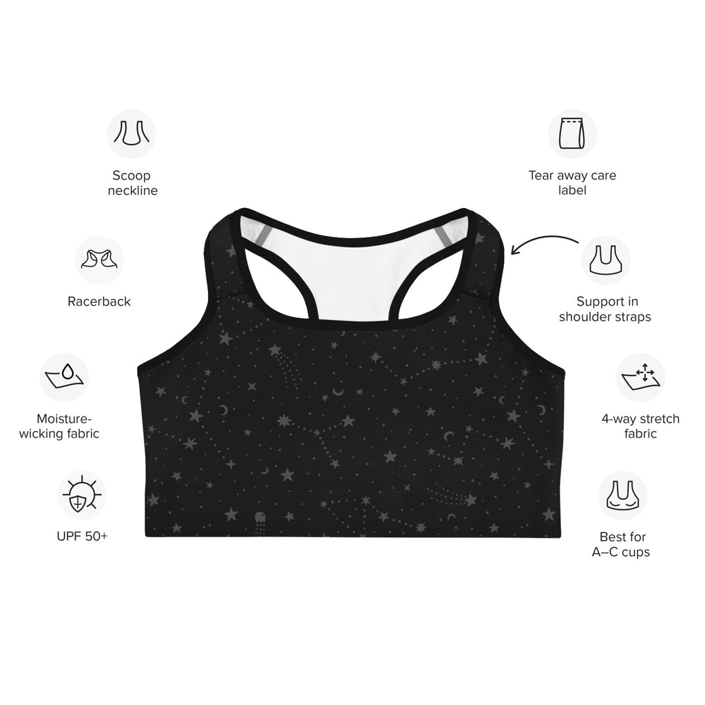 Crescent Moon Sports Bra