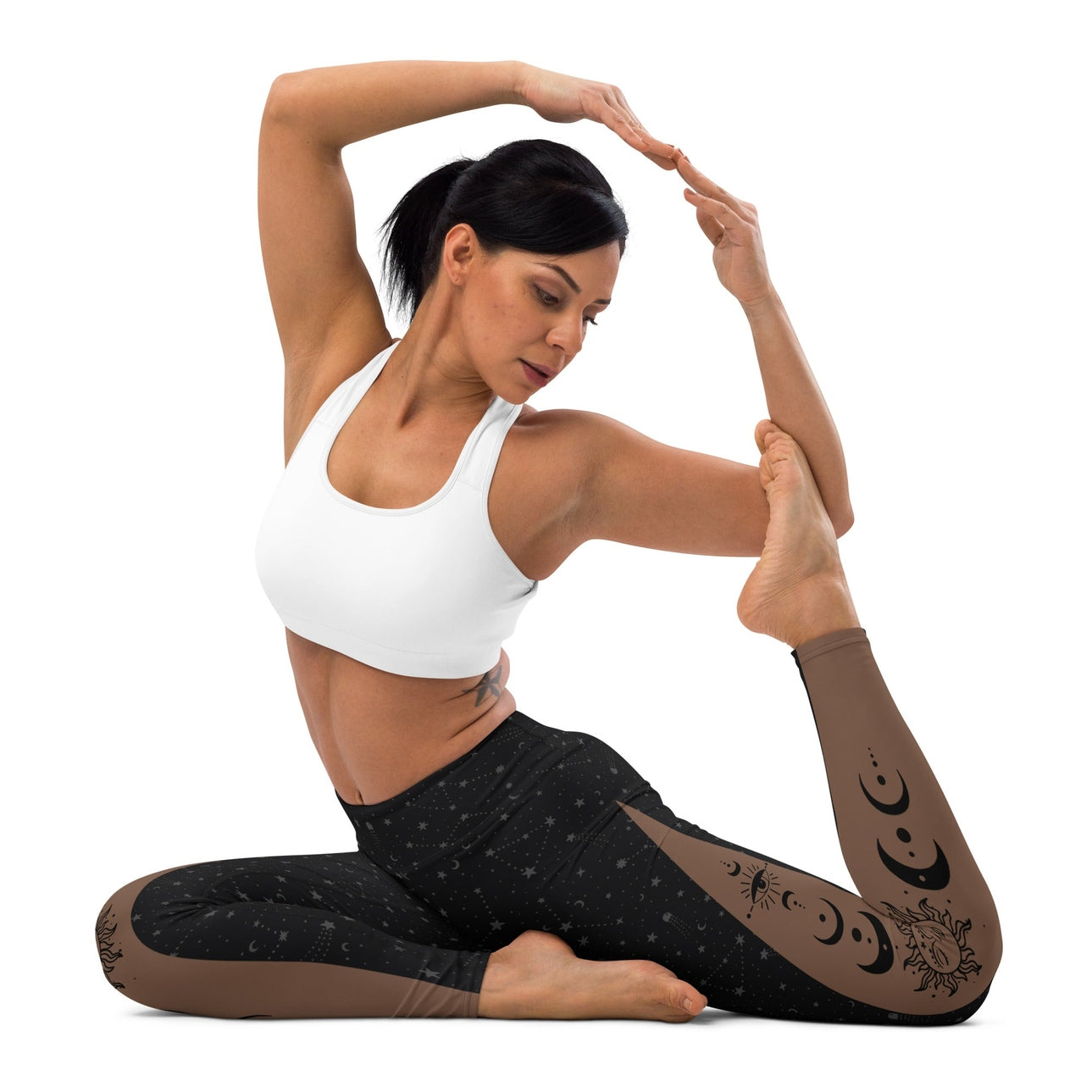 Crescent Moon Yoga Leggings