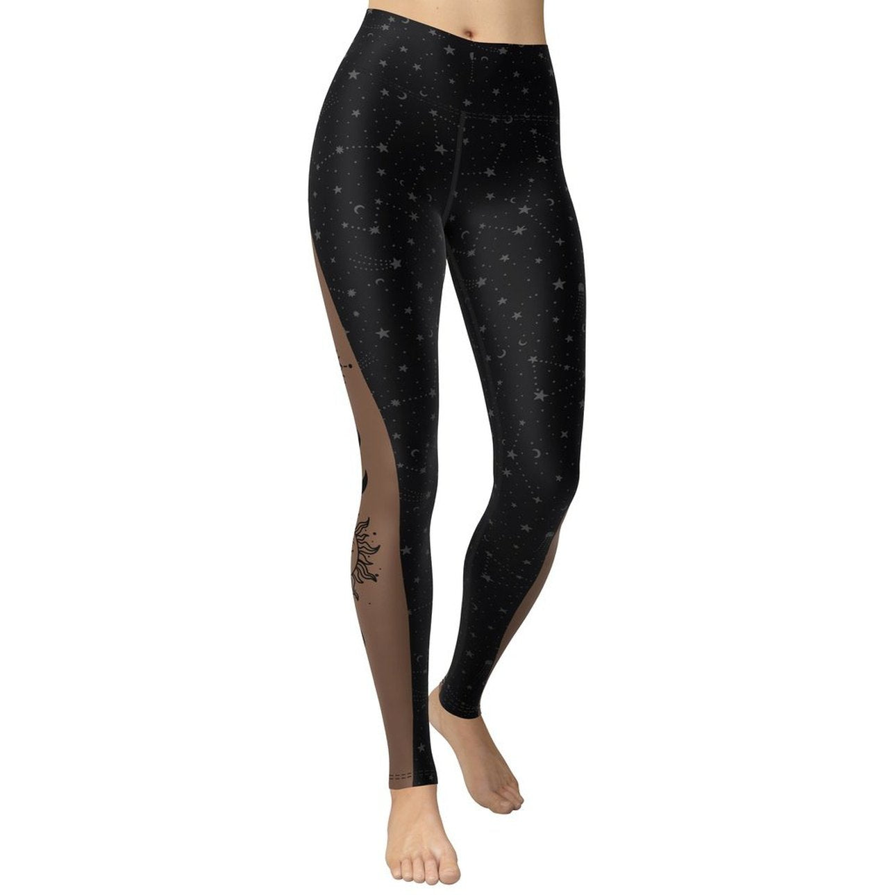 Crescent Moon Yoga Leggings
