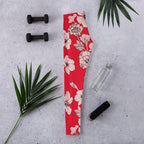 Crimson Hibiscus Leggings