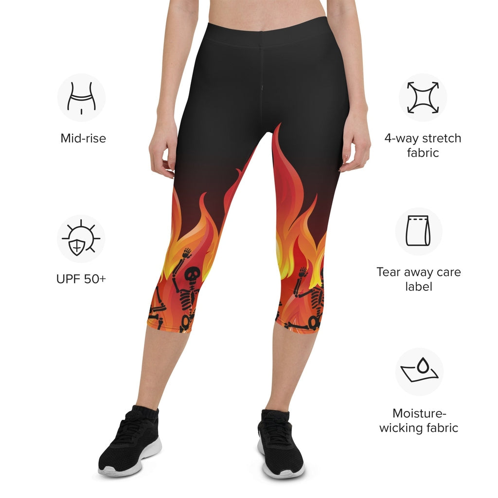 Crimson Inferno Capris