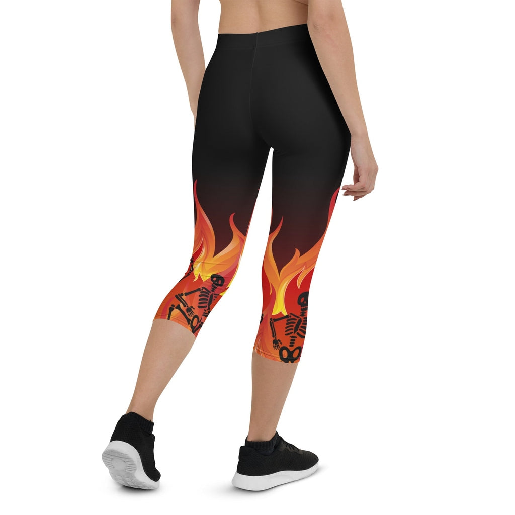 Crimson Inferno Capris