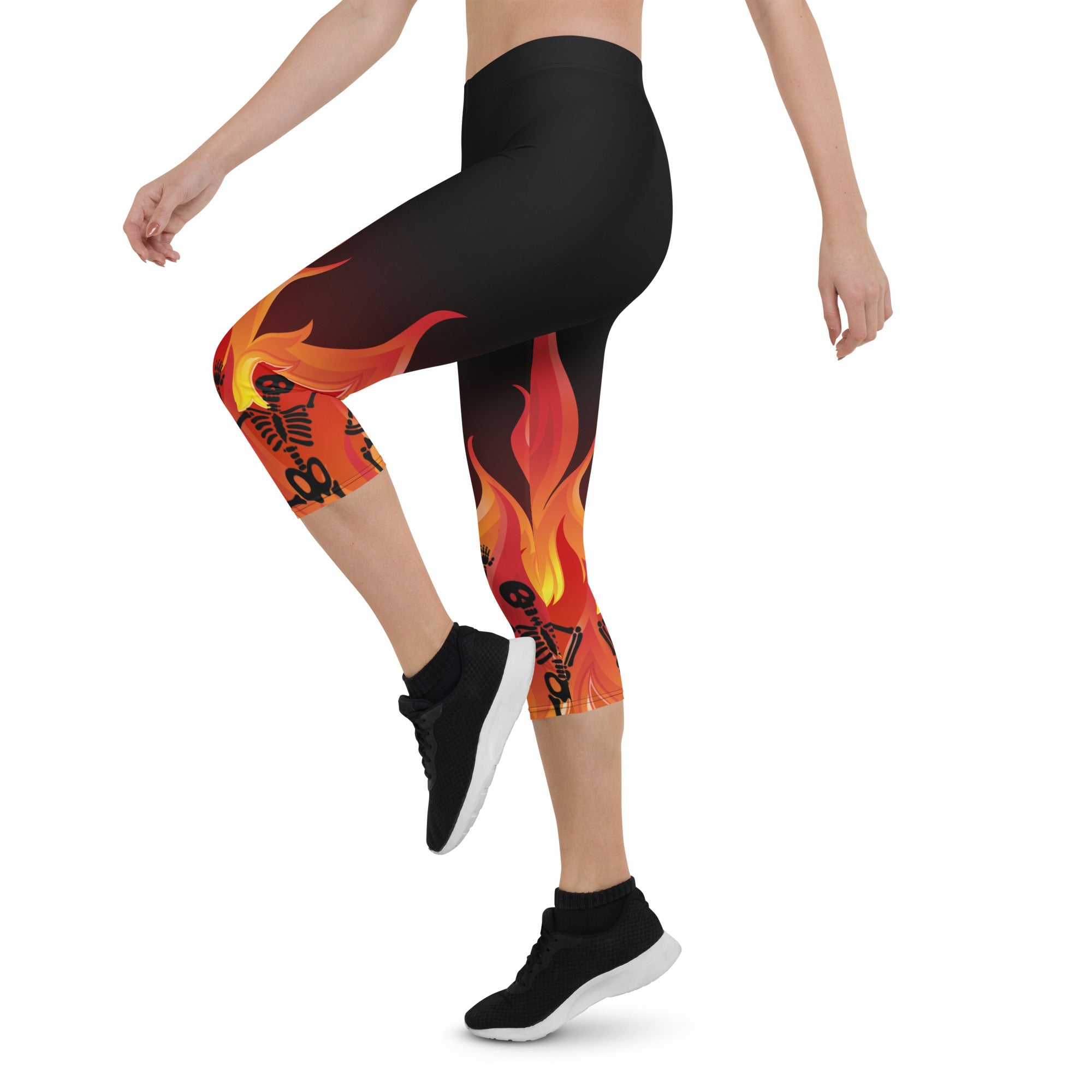 Crimson Inferno Capris