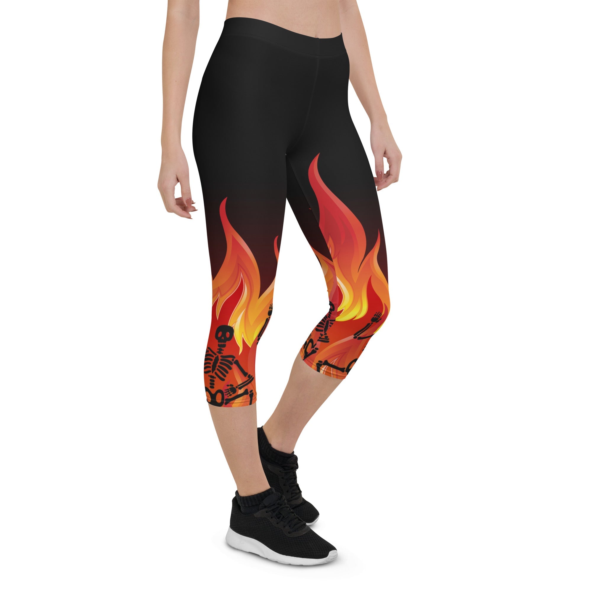 Crimson Inferno Capris