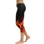 Crimson Inferno Capris