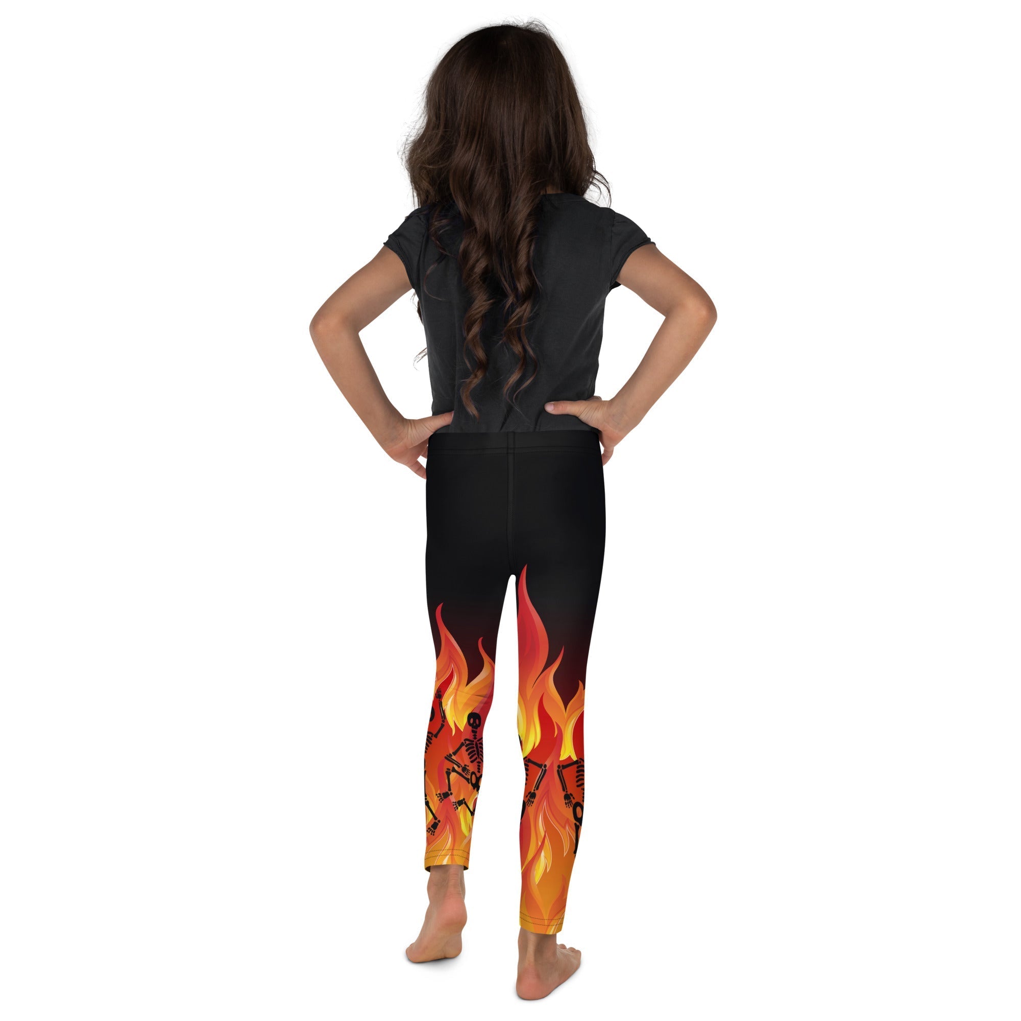 Crimson Inferno Kid's Leggings