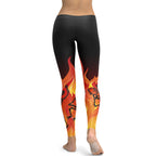 Crimson Inferno Leggings