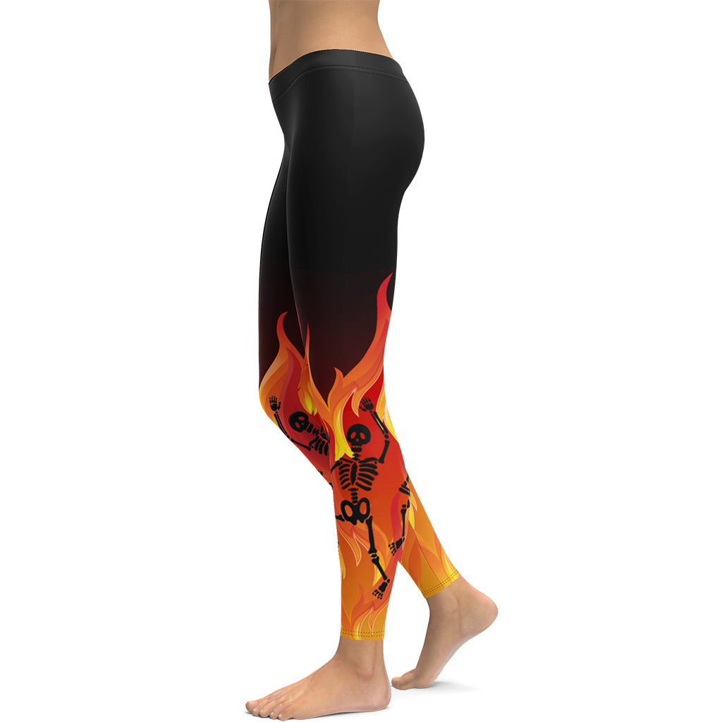 Crimson Inferno Leggings