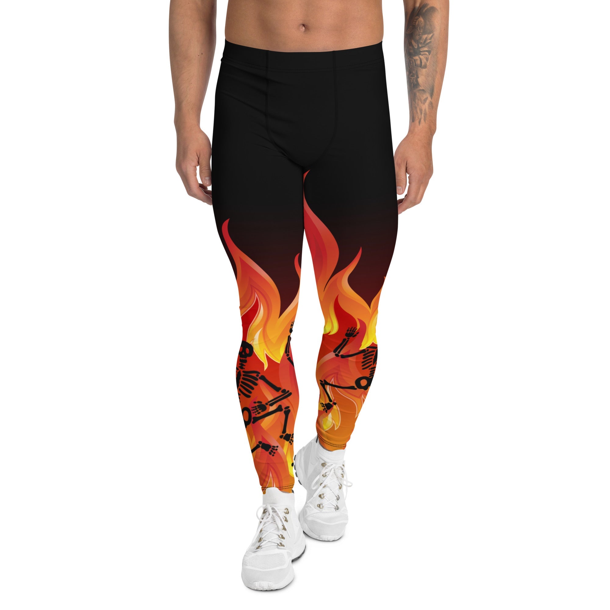 Crimson Inferno Men's Leggings