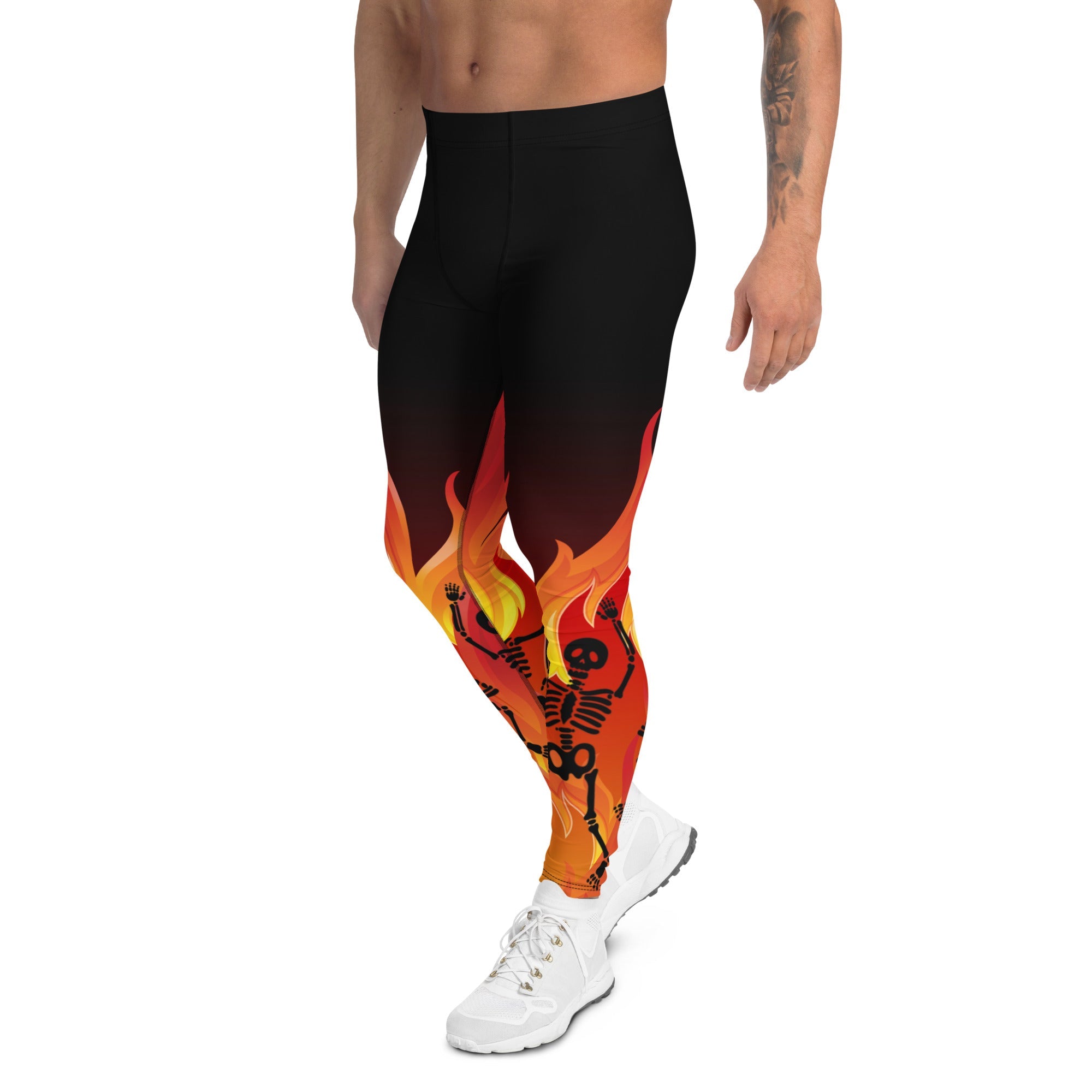 Crimson Inferno Men's Leggings