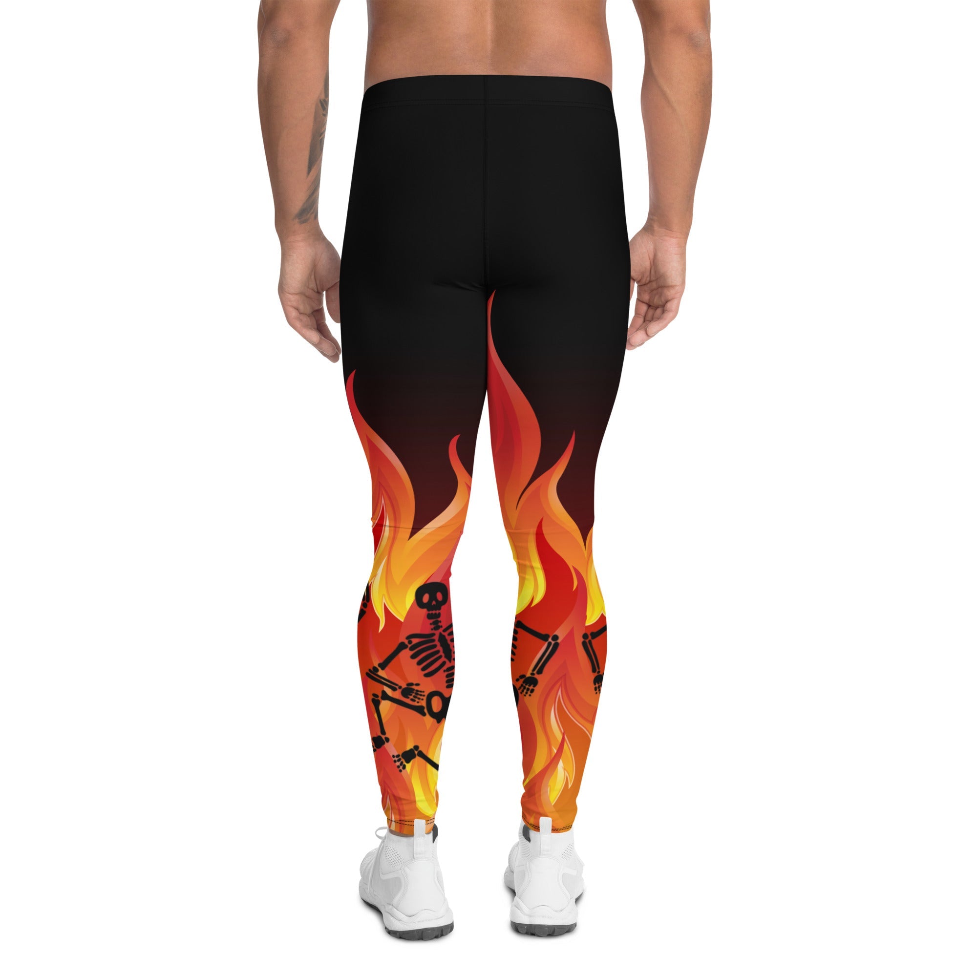 Crimson Inferno Men's Leggings