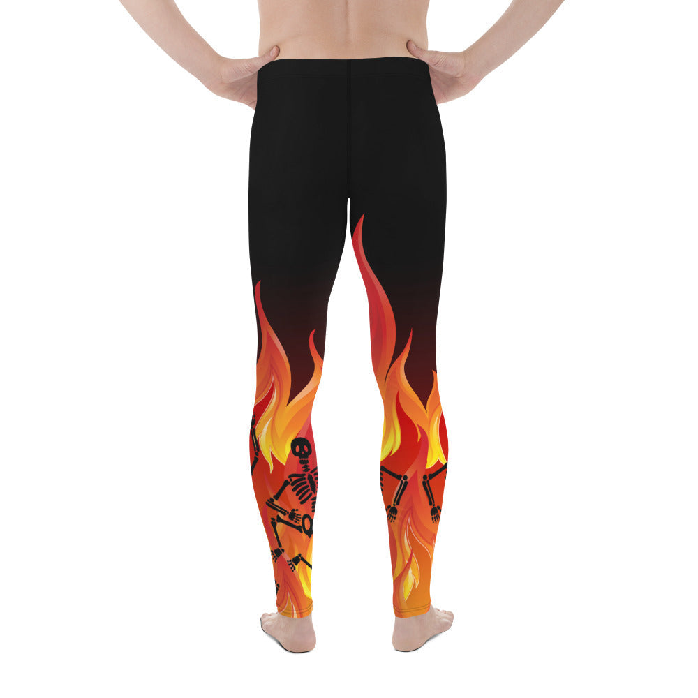 Crimson Inferno Men's Leggings