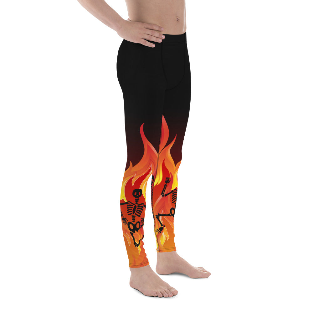 Crimson Inferno Men's Leggings