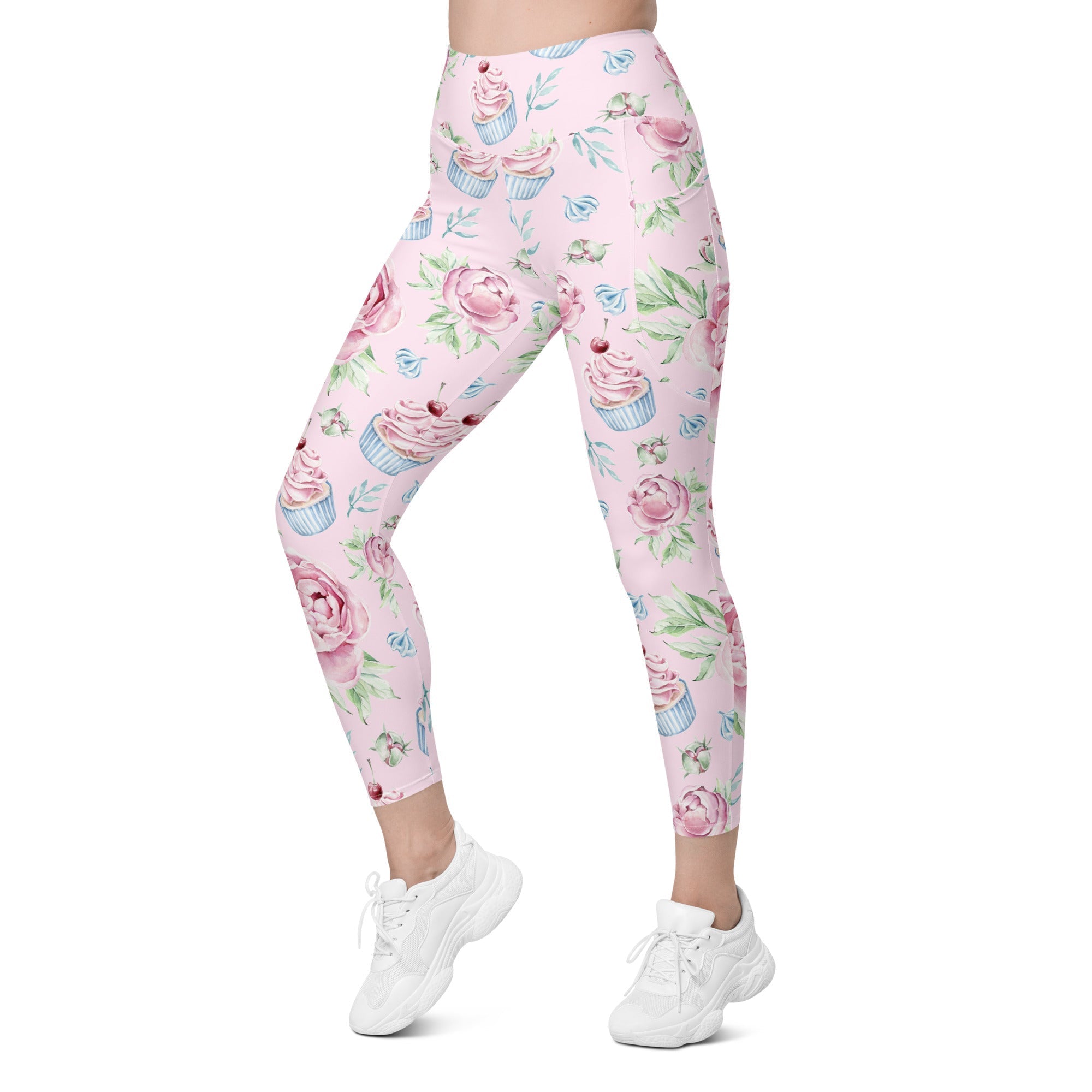Cupcakes Leggings With Pockets