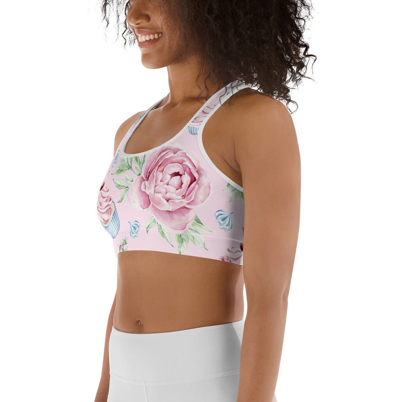 Cupcakes Sports Bra