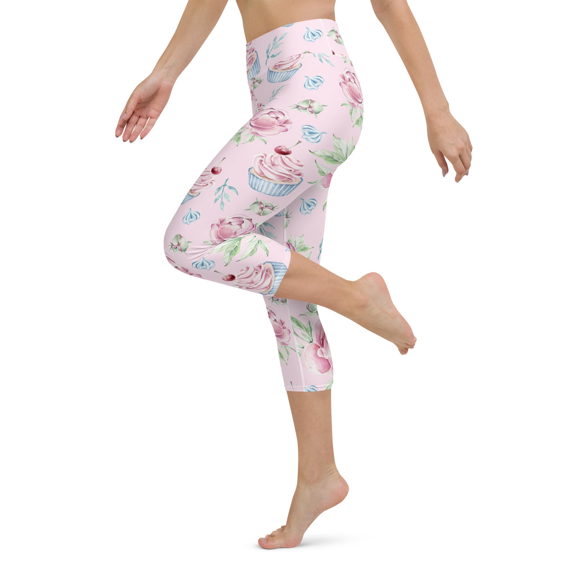 Cupcakes Yoga Capris
