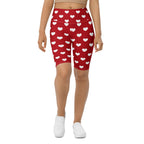 Cupid's Hearts Biker Shorts