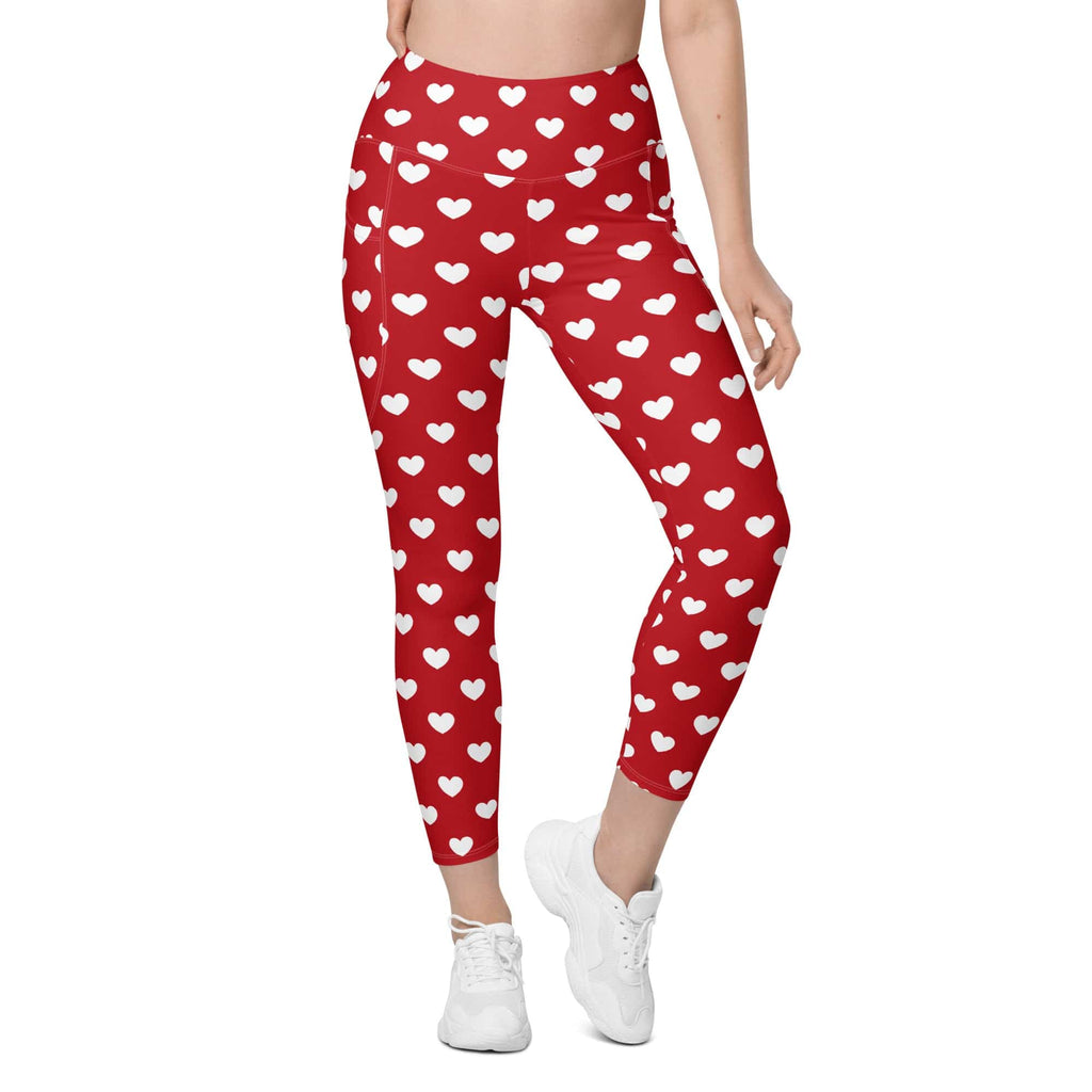 Cupid's Hearts Leggings With Pockets