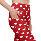 Cupid's Hearts Leggings With Pockets