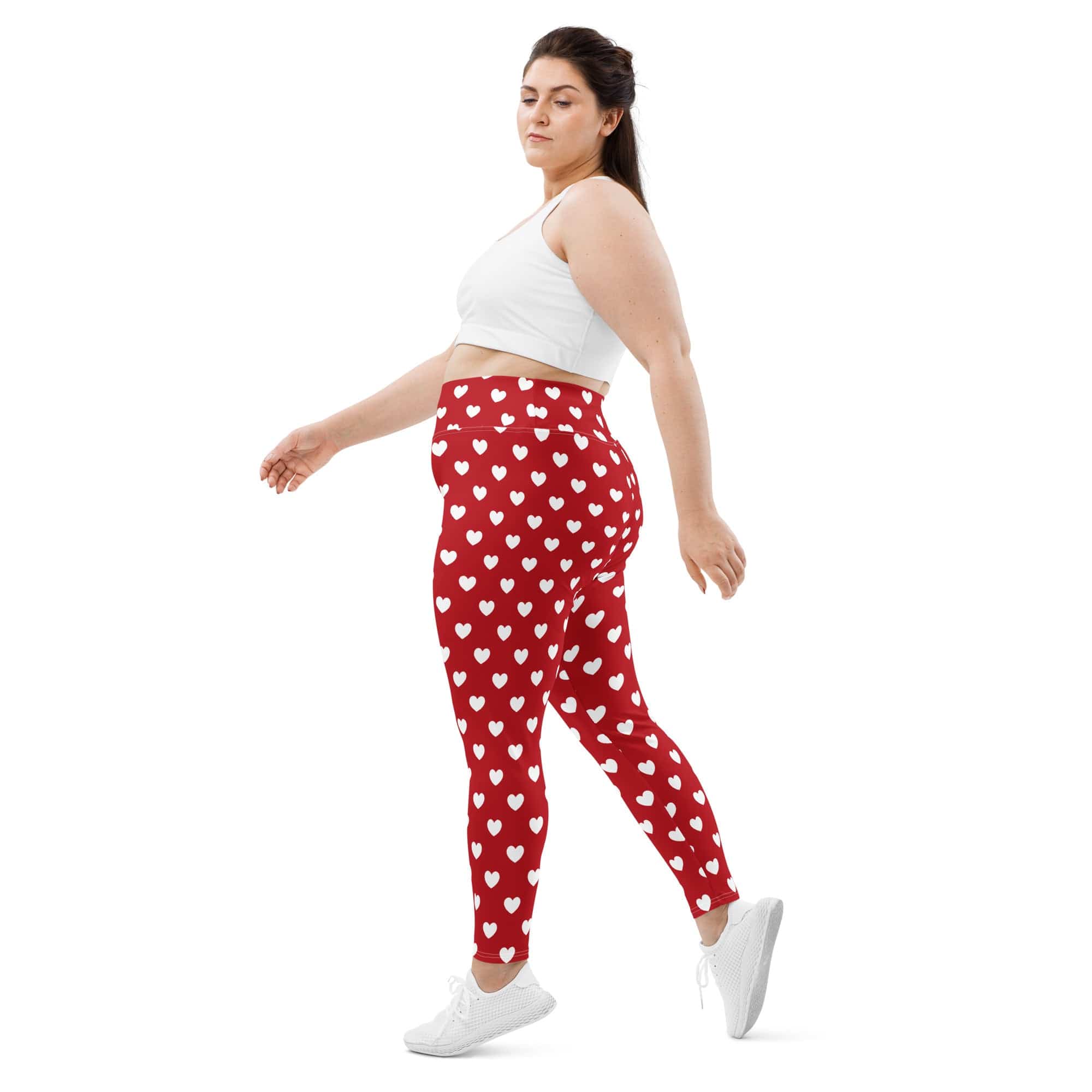 Cupid's Hearts Plus Size Leggings