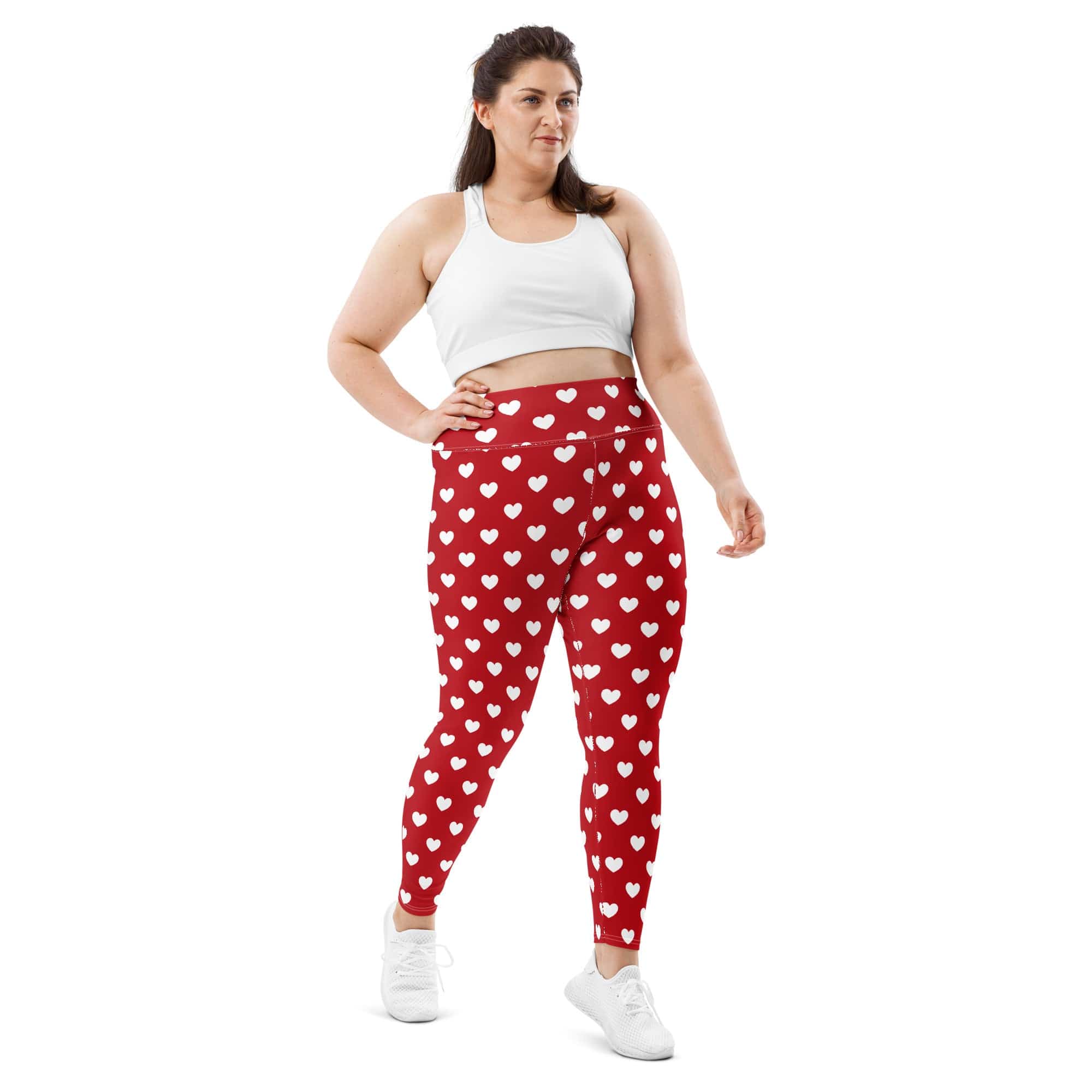 Cupid's Hearts Plus Size Leggings