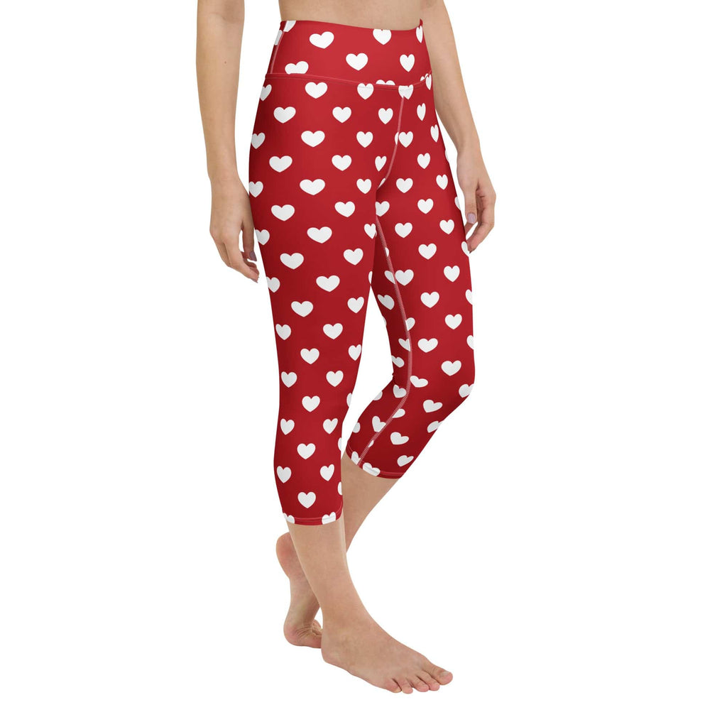 Cupid's Hearts Yoga Capris