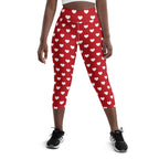 Cupid's Hearts Yoga Capris