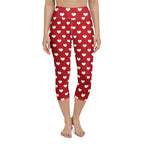 Cupid's Hearts Yoga Capris