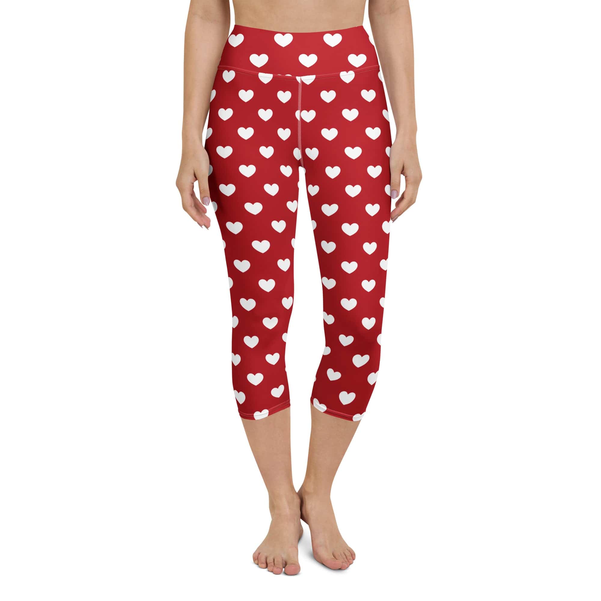 Cupid's Hearts Yoga Capris
