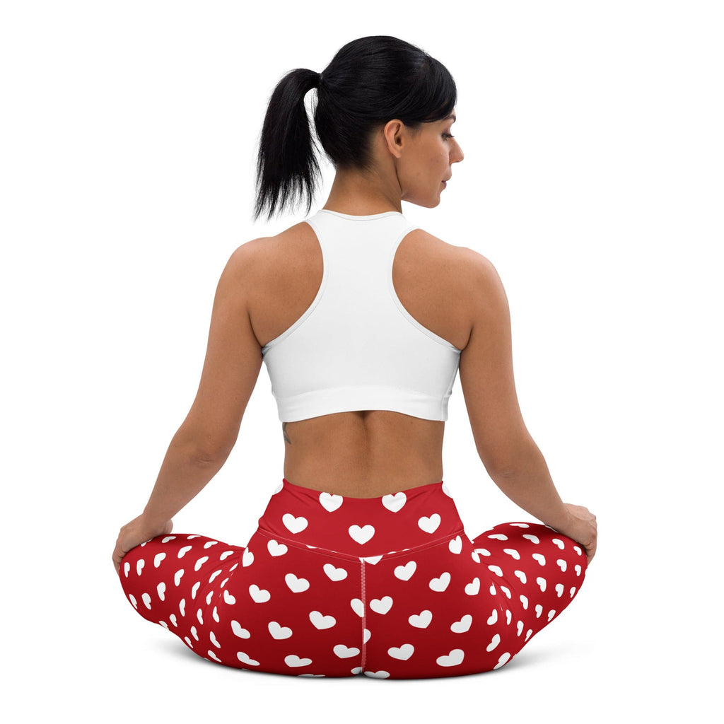 Cupid's Hearts Yoga Leggings