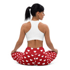 Cupid's Hearts Yoga Leggings