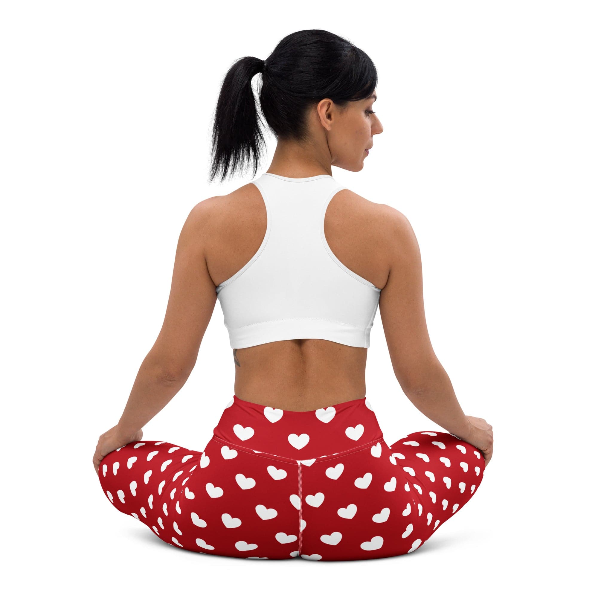 Cupid's Hearts Yoga Leggings