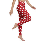 Cupid's Hearts Yoga Leggings
