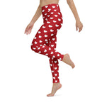 Cupid's Hearts Yoga Leggings