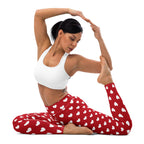 Cupid's Hearts Yoga Leggings
